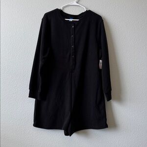 Old Navy Black Women's Pajama Romper